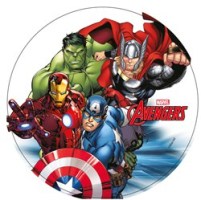 disque-gateau-superheros-avengers